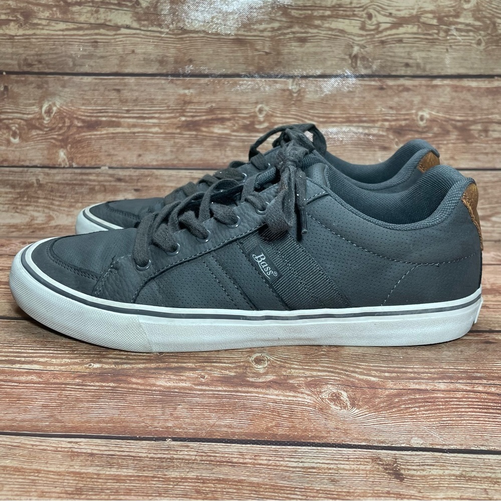 Bass Men Sneakers Charcoal Gray Size 8.5 - Picture 10 of 16